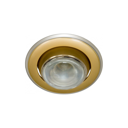 Светильник точечный Feron 301, R39, E14, золото/хром - 1