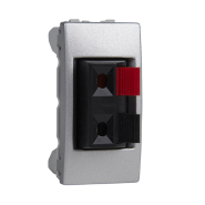 Розетка аудио 1 модуль, алюминий, Schneider Electric Uniсa MGU3.487.30