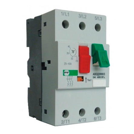 Автоматический выключатель защиты двигателя Promfactor АВЗД2000/3-2 D63 400-У3 (40-63А), FMP6300 - 1