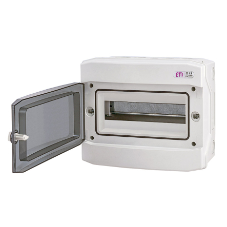 Щит пластиковый ETI ECH 12PT, 12 модулей, наружного исполнения, IP65, 1101062 - 1