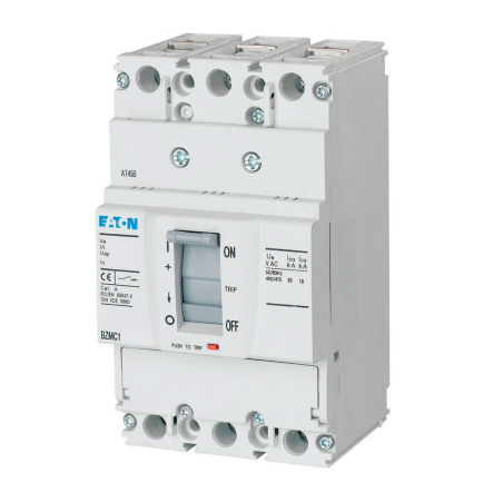 Автоматичний вимикач EATON BZMB1-A80, 3P, 80A, AC, 25kA, 109729 - 1