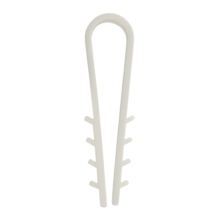 Дюбель-хомут АСКО-УКРЕМ круглый 6мм, белый (уп.100шт)