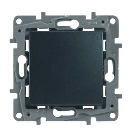 Вимикач 1-кл. Legrand Etika, 672601, антрацит - 1