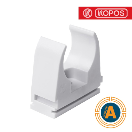 Кріплення до труби 25мм 5325 KB світло-сірий (тримач) - 1