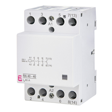 Контактор модульний ETIMAT RA 40-40 230V AC, 2464095 - 1