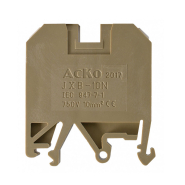 Клеммник винтовой АСКО-УКРЕМ JXB-10х35, жёлтый, A0130010017