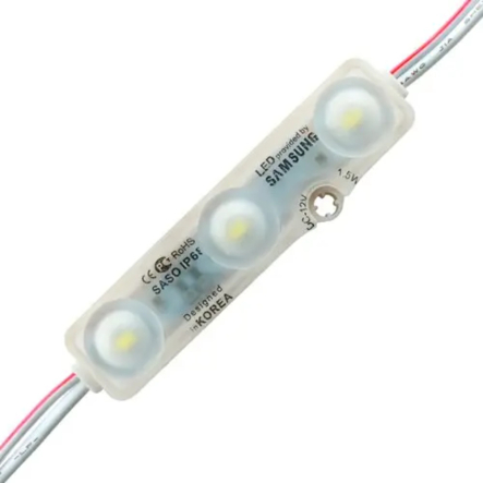 Світлодіодний модуль BIOM, BRT XG28 5630-3 led W, 1,5W, Samsung, 6500K, 12В, IP68, білий - 1