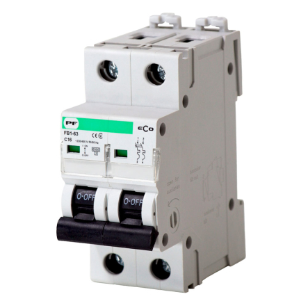 Автоматический выключатель Promfactor ECO АВ2000/2, 2P, 16A, С, 6kА, 400, FB1C2016 - 1