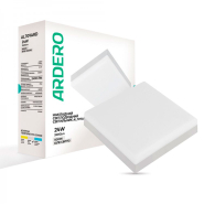 Світильник світлодіодний FERON AL709ARD, 24W, 5000K, 2400Lm, квадратний, накладний, 170x40мм, 7816