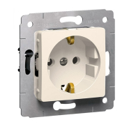 Розетка 2Р + заземленням Legrand Cariva, 773720, слонова кістка