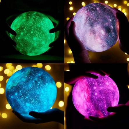 Ночник LED настольный Berger Galaxy 15см 3D RGB із пультом д/у та акумулятором Ночник LED настольный Berger Galaxy 15см 3D RGB із пультом д/у та акумулятором