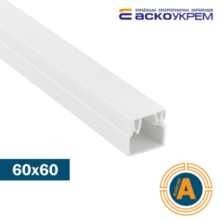 Канал кабельный 60х60/2м, STEP, АСКО-УКРЕМ, A0070050044 - 1