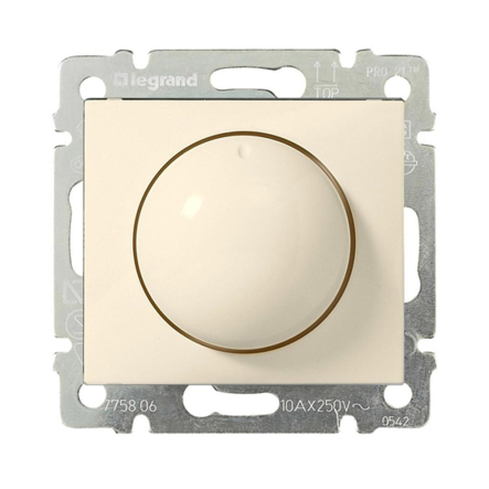 Светорегулятор поворотный 400 Вт, LEGRAND Valena, 774161, слоновая кость - 1