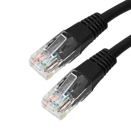 Патч корд UTP Cablexpert, категория 5E, литой, 50u" штекер с фиксатором, 10 м, черный, PP12-10M/BK