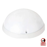 Світильник LED HOROZ Electric, AQUA Опал, з датчиком руху, ІР54, 12W, 6400К, 243 мм, білий, 400-315-115