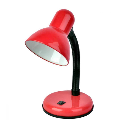 Настольная лампа Lemanso LMN094, 20W, E27, с выключателем, красная - 1