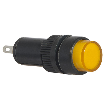 Сигнальна арматура АСКО-УКРЕМ AD22E-10DS, 24V АC/DC, желтая, A0140030178 - 1