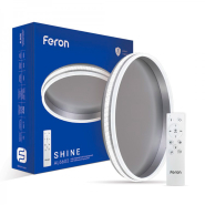 Світильник LED Feron, AL6600, SHINE, 70W, 3000-6500K, 400х80 мм, срібний, 7675
