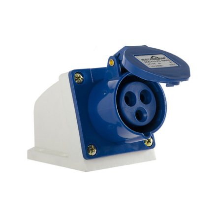 Гнездо стационарное АСКО-УКРЕМ, ECO016010019, ECOHOME ГС 16А/3 2P+PE (ECO-113) - 1