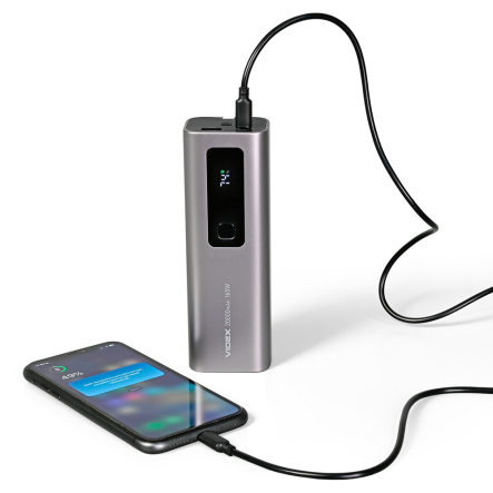 Повербанк (УМБ) 20000mAh VIDEX VPB-366, 165W, PD100W + Display