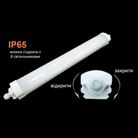 Светильник линейный ULTRALIGHT TL7101, 45W, 6500К, 1190мм, IP65, 52630