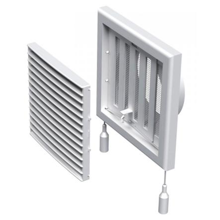 Решетка вентиляционная Вентс МВ 120 Рс, 0000222859, ш187*в142мм - 1