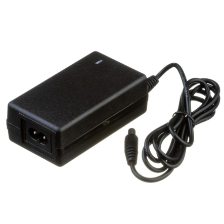 Блок живлення пластиковий 12V 2А - 24W зі штекером та кабелем 5.5х2.5 мм IP20 AVT, 1013399 - 1