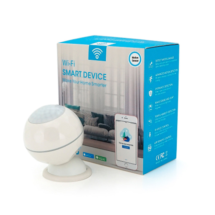 Автономный WiFi датчик движения YOSO Dмotion-WIFI-02 TUYA питание СR123 шт батареи в комплект не входят - 1