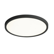 Люстра LED потолочна Sirius GLD-23414 BK, 20W*2, ⌀400, чорна