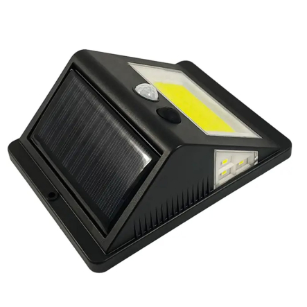 Підсвічування для стіни COB Lemanso LM33003, 5W, 165Lm, IP65, 6500K, датчик руху, сонячна батарея, з акумулятором - 1