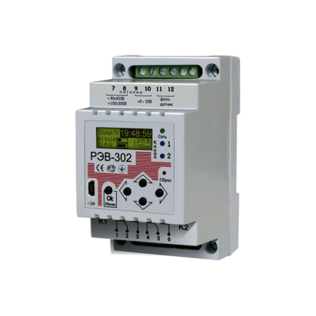 Багатофункціональне реле Novatek-Electro РЕВ-302, NTRV30200 - 1