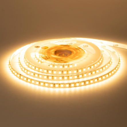 Светодиодная лента белая теплая 12V Motoko smd3528 120led/м 9,6W/м IP20 AVT - 1