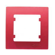 Рамка одинарна горизонтальна Makel Lillium Natural Kare, рожева, 32093701