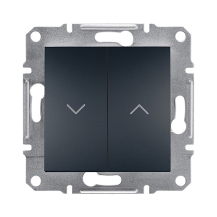 Выключатель для жалюзи Schneider Electric ASFORA, антрацит, EPH1300171 - 1