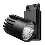 Світильник трековий FERON, AL105 COB, 40W, 3600Lm, 4000K, IP40, 215х95х220 мм, чорний, 5994