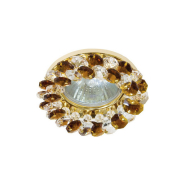 Светильник точечный Feron CD4141, MR16, GU5.3, 50W, коричневый/хром