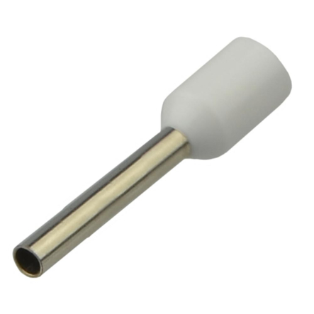 Наконечник АСКО-УКРЕМ A0060010112, НТ 0,5-12 (кв.мм-мм) (упак. 100 шт.) білі - 1