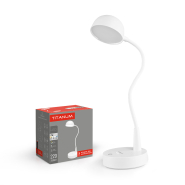 Настільна лампа акумуляторна TITANUM TLTF-012W, 7W, 3000-6000K, біла, 28343