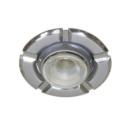 Светильник точечный поворотный Feron 098, R39, Е14, серый/хром - 1