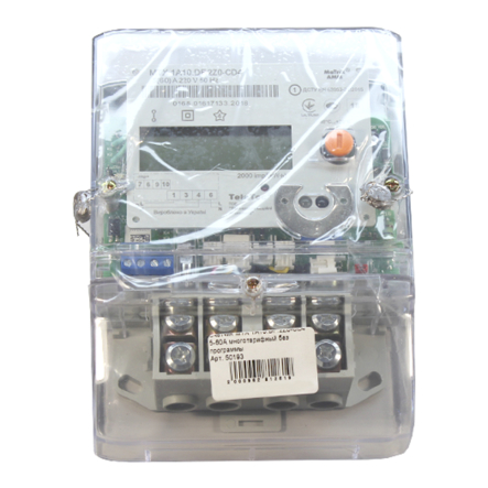 Лічильник MTX 1A10.DF.2Z0-CD4 5-60А багатотарифний без програми - 1