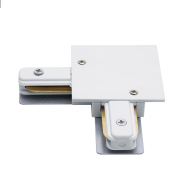 Конектор кутовий FERON, LD1005, для вбудованого шинопроводу однофазного, білий, 6679