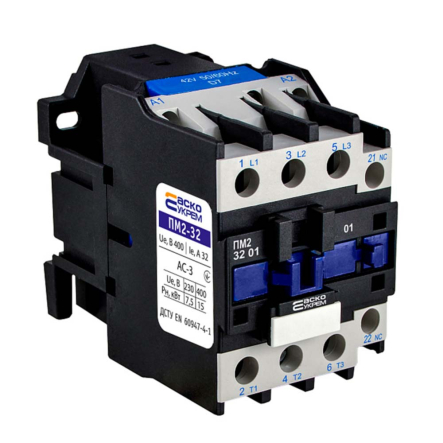 Магнитный пускатель АСКО-УКРЕМ ПМ 2-32-01 D7 42B (LC1-D3201), A0040010095 - 1