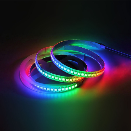 Лента LED RGB Horoz Electric VICTORY-5 10W/м, 220V/12V, 800Lm/м, IP20, 50х50, 60 led/м длина 5 м, 081-028-0001-010