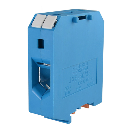 Клемники винтовые JXB-50х35 синий, АСКО-УКРЕМ, A0130010031