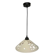 Підвіс ДеКоРа Дзвінок, 1х60W E27, кераміка, білий, 33211