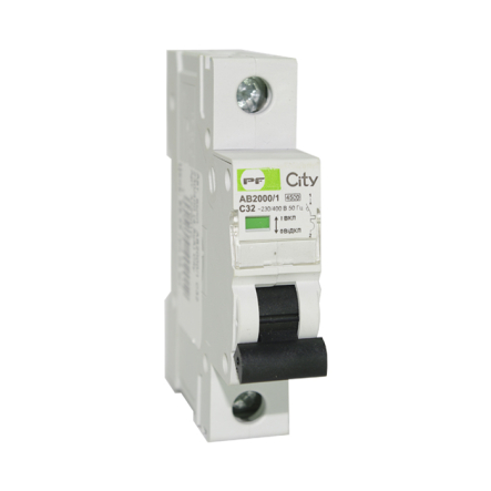 Автоматичний вимикач Promfactor City АВ2000, 1P, 32A, C 4,5kА - 1