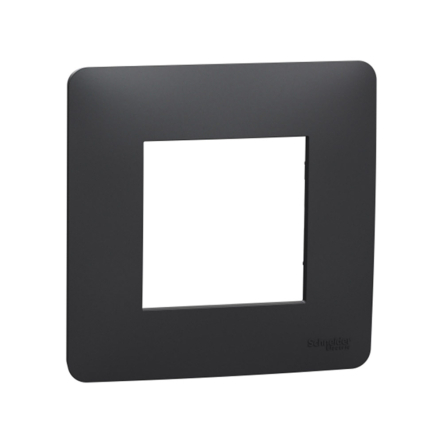Рамка однопостовая Schneider Electric NU200254 (антрацит) UNIСA Studio - 1