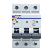 Автоматический выключатель АСКО-УКРЕМ ВА UProfi 3P, 125А D, 6кА, A0010210129