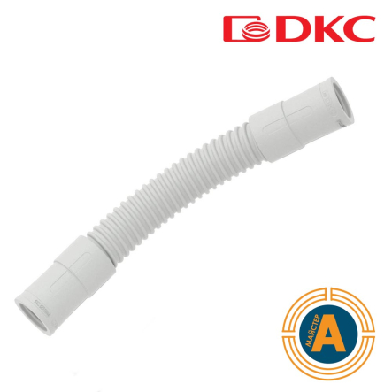 Муфта гнучка труба для жорстких труб, ПВХ, ДКС, 56932, IP64, d32мм, довжина 270 мм - 1