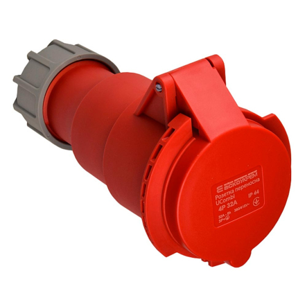 Розетка переносная АСКО-УКРЕМ UСombi 4P, 32А, IP 44, A0080010124 - 1